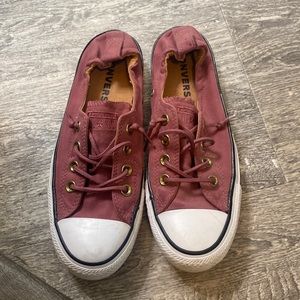 Rose Pink Converse Slip On Size US 8